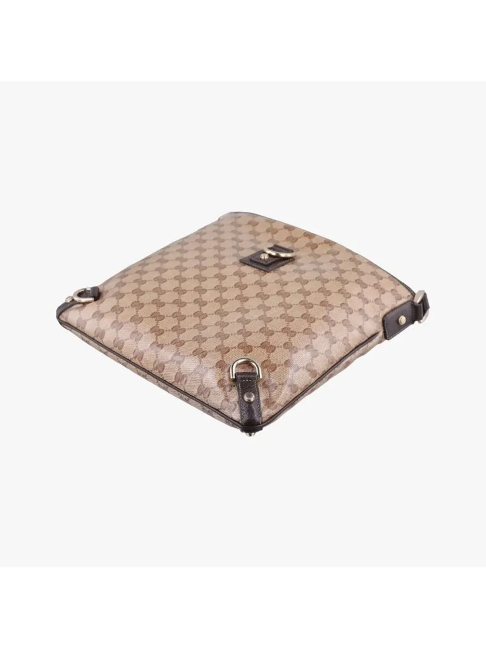 Gucci Abbey Brown Canvas Tote